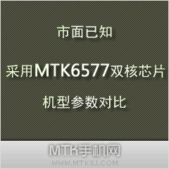采用MTK6577双核芯片的21款手机参数对比