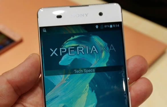 惊人的极窄边框设计 索尼Xperia XA上手图