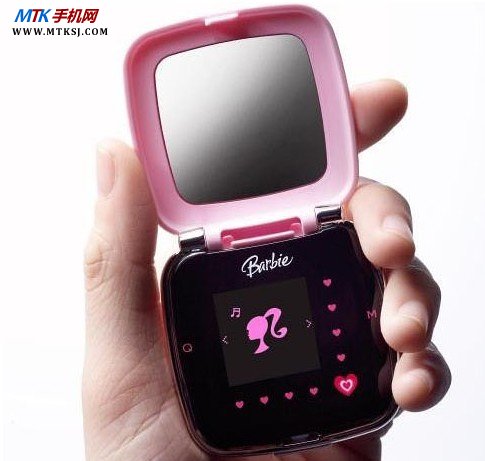 化妆盒手机。好像是仿韩国的一个MP3.