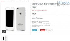 惊现国产IPhone5C 谷蜂Goophone I5C国外开售