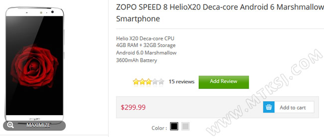 卓普ZOPO Speed8十核手机开始预订